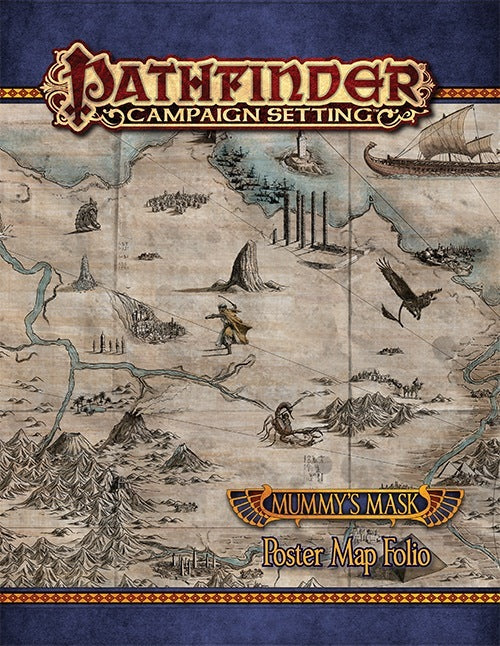 Pathfinder CS Mummys Mask Poster Map Folio