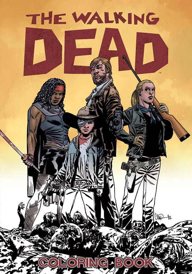 Walking Dead Adult Coloring Book