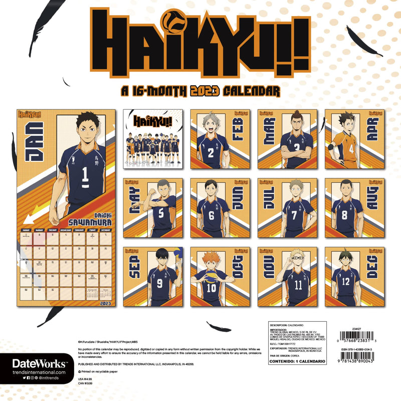 Haikyu!! 2023 Calendar