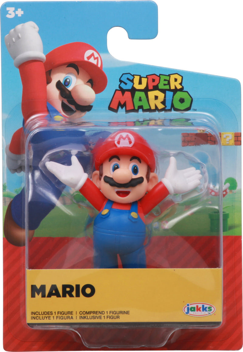 Super Mario - Mario (Hands Up) 2 1/2" Figure