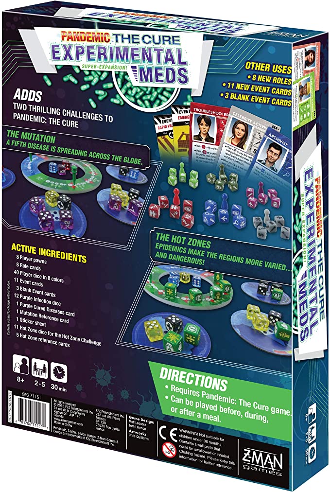 Pandemic: The Cure - Experimental Meds Expansion