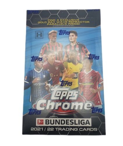 Topps - Topps Chrome Bundesliga 2021-21 Box (16 Packs)