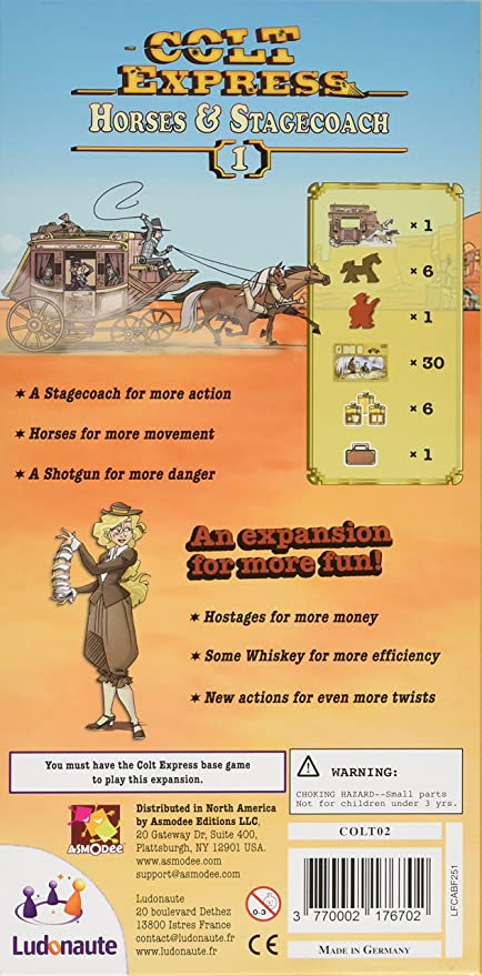 Colt Express - Horses & Stagecoach 1 Expansion