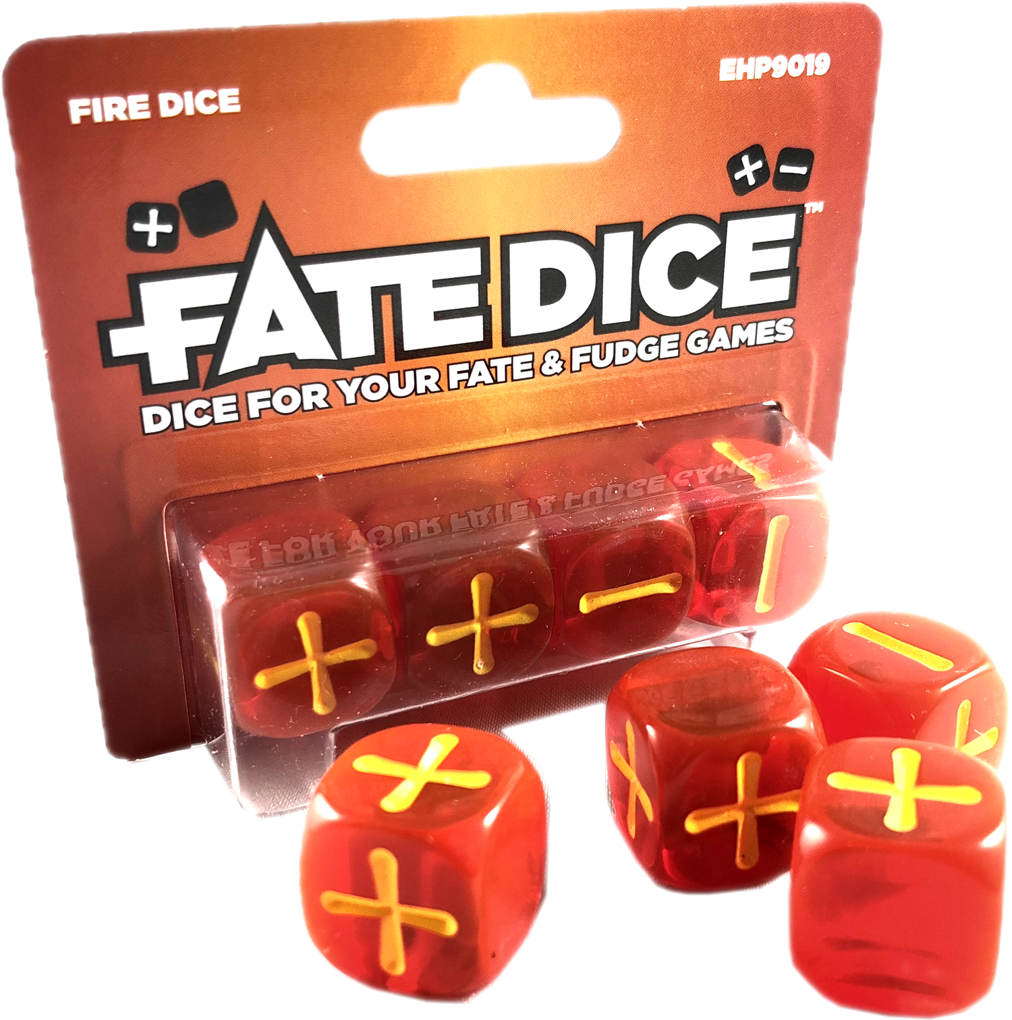 Fate Dice Set - Fire