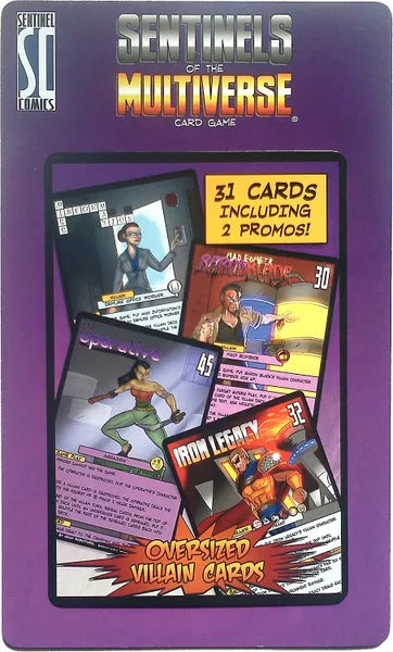 Sentinels of the Multiverse Card Game - Oversized Villain Cards