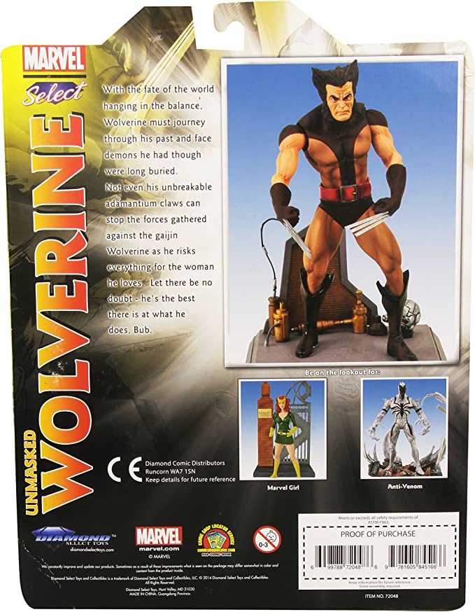 Marvel Select - Unmasked Wolverine